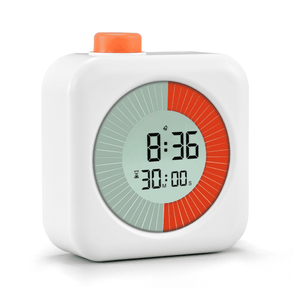 60Minute Visual Timer,Dual Timer Clock,Classroom Timer,Countdown Timer ...