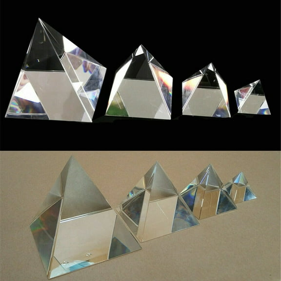 60Mm/80mm/100mm Glass Pyramid Crystal Restoration