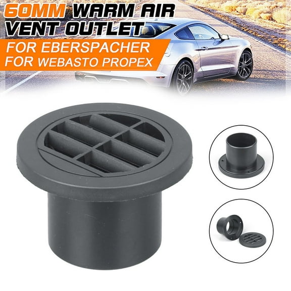 60Mm Air Vent Ducting Pipe Outlet Exhaust Connector Joiner For Webasto Diesel Parking Heater Round Rotatable Connector