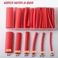 thumbnail image 1 of 60PCS 3:1 Red Adhesive Heat shrink Waterproof Glue Lined Tubing Sleeving Mixed, 1 of 5