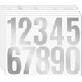 thumbnail image 1 of 60PCS 3 Inch Silver Vinyl Number Stickers – Waterproof Adhesive Numbers 0-9 for Mailbox, DIY Crafts, Address Labels, Door Signs, Event Decor, Party Supplies(Silver), 1 of 16