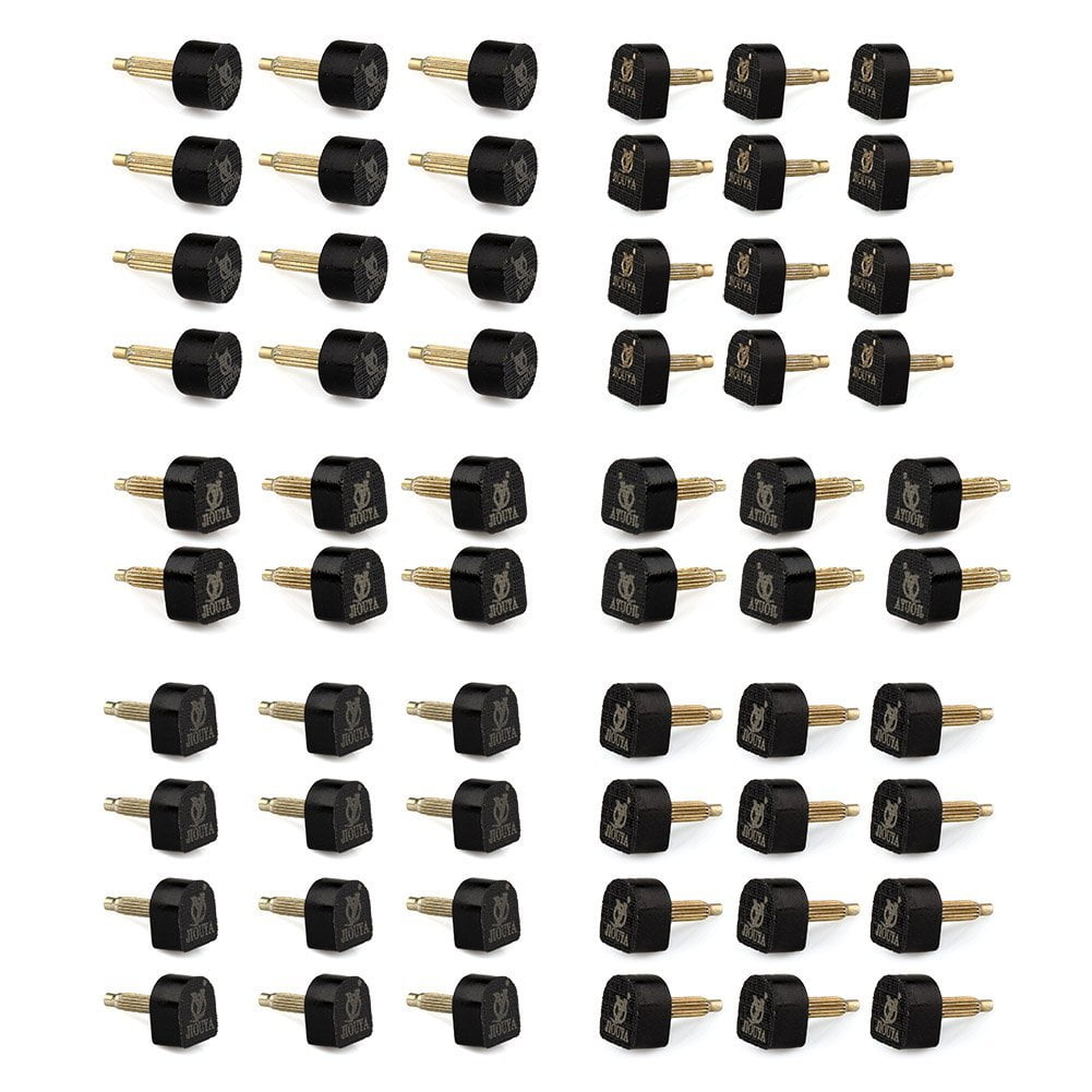 60PCS 5 Sizes High Heel Shoe Repair Tips Taps Pins Dowel Lifts