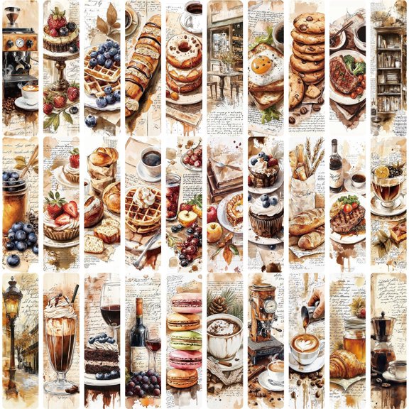 60PCS Bookmarks for Women, Bulk Book Mark for Reading Teacher Book Lover Gifts, Journaling Supplies Stationery Supplies