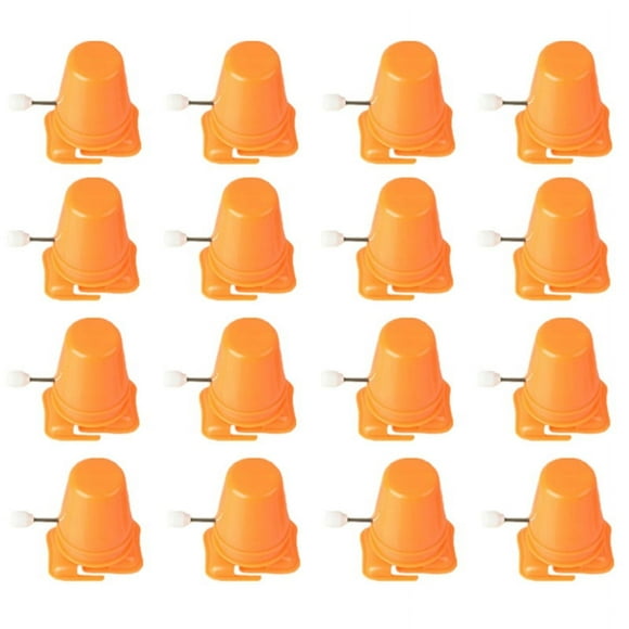 60PCS Clockwork Legged Robot Kids Toy Wind Up Toy Movement Mechanism Movement Plaything Toys for Sports Kids Toy Orange