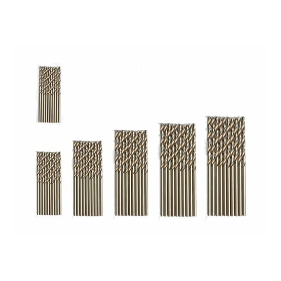 60PCS Cobalt Drill Bit Set, M35 High Speed Steel Drill Bits - 1/16"-9/64", 118 Degree, Straight Shank for Metal, Wood, Plastic