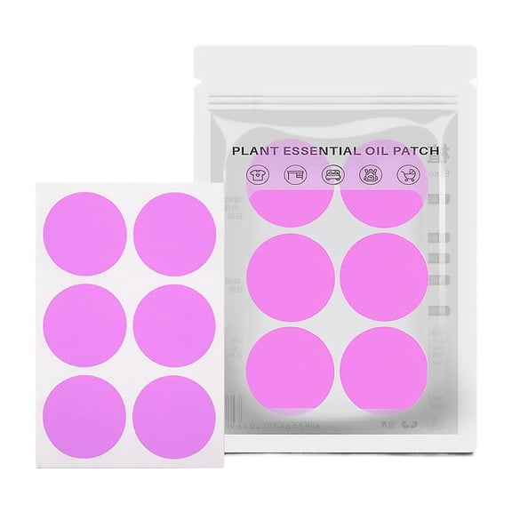 60PCS Mosquito Repellent Patch Stickers, Mosquito Repellent Stickers, Safe & Effective Insect Repellent Patches for Kids & Adults Camping, Beach & Outdoor - Pink