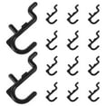 thumbnail image 1 of 60PCS Pegboard Hooks - for Peg Board Tool Organizer Peg Hook Accessories Pegboard Spacers DIY Craft Hooks Black, 1 of 6