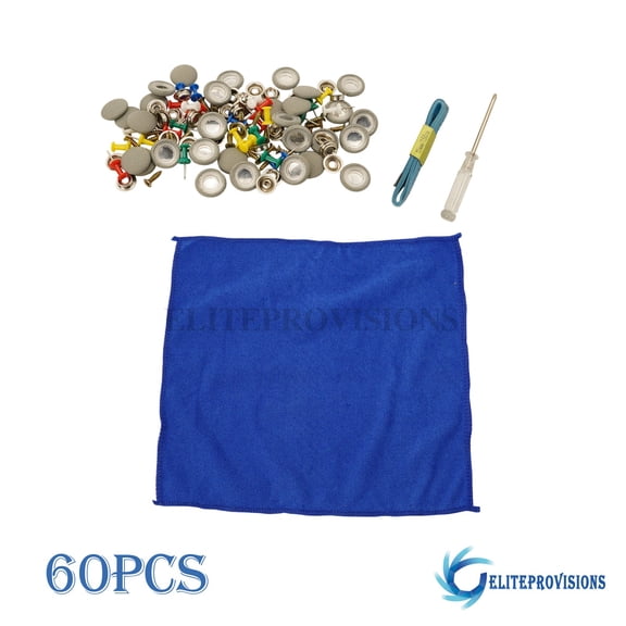 60PCS Sagging Headliner Pins Rivet Snap Car Roof Liner Ceiling Kit Repair Buckle