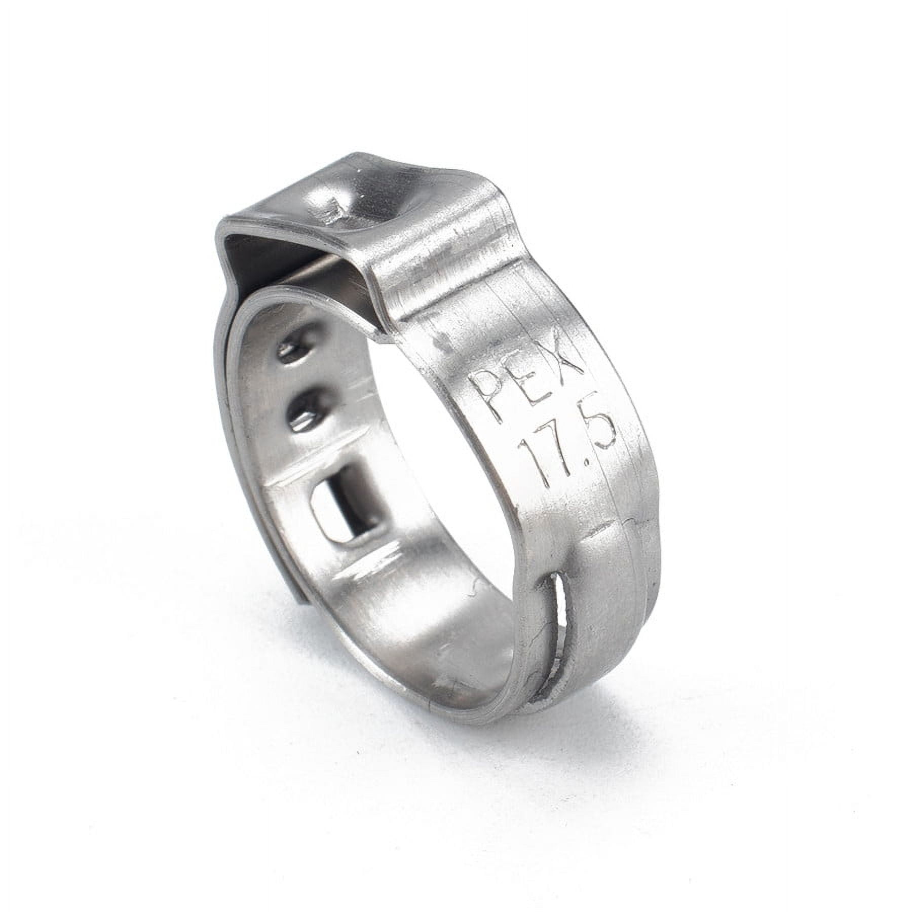 60PCS Single Ear Car Hydraulic Hose Clamps OClips Pipe Fuel Air Pipe