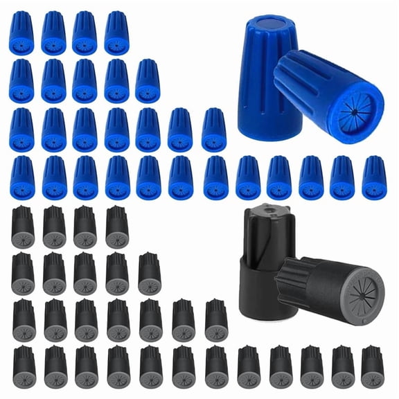 60PCS Waterproof Outdoor Wire Electrical Connectors,Sealant Twist Nuts Caps Cable Term pwm25