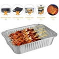 thumbnail image 1 of 60Pack Disposable Aluminum Oblong Foil Pans with Lid Covers Recyclable Tin Food Storage Tray Extra-Sturdy Containers for Cooking, Baking, Meal Prep, Takeout, 1 of 7