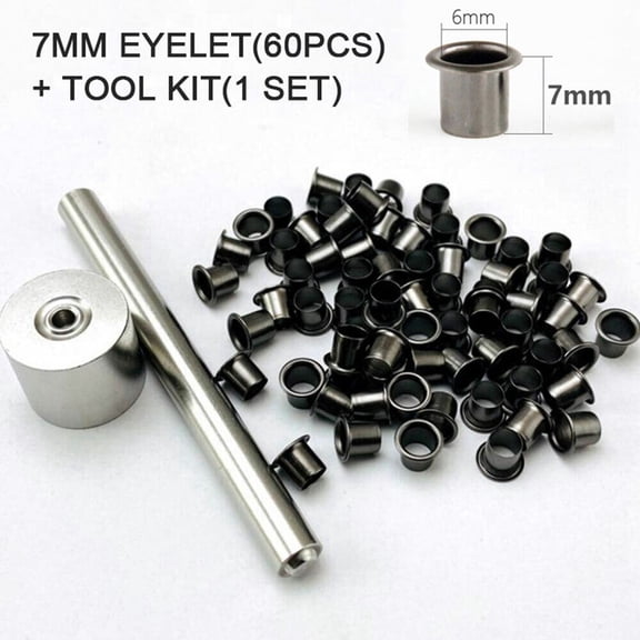 60Pc Rivets Holster Belt Clip Fix Knife Case Tool Set For Kydex Sheath Eyelet