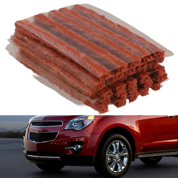 60Pc Tire Rubber Strip Tire Repair Plug Tubeless Seal Patch for Tyre Repairing