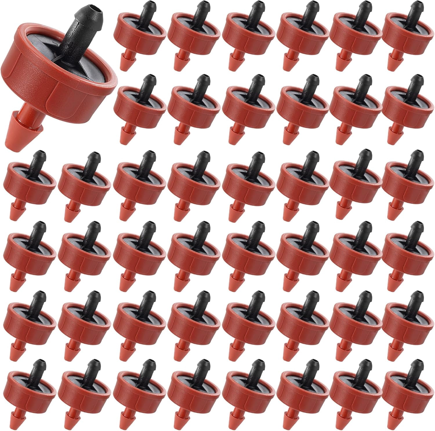 60Pcs 0.5 GPH Pressure Compensating Irrigation Spot Drippers, Constant ...