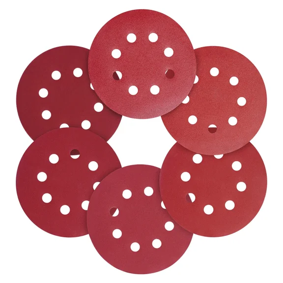 60Pcs 5 Inch Sanding Discs 240-1000 Grit Hook Loop 8-Hole Orbital Sander Paper