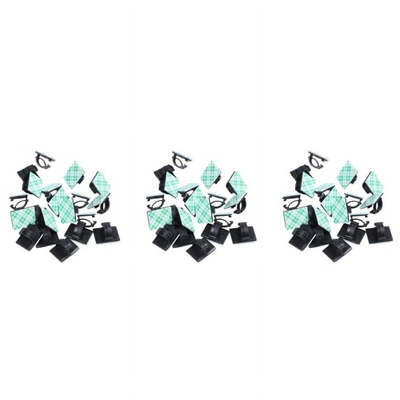 60Pcs Adhesive Car Cable Winder Drop Wire Tie Fixer Holder Cord Organizer Management Desk Cable Tie