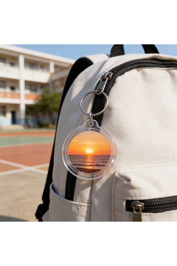 60Pcs Blank Photo Insert Keychains Set Clear Acrylic Key Rings Double Sided Small Picture Frames DIY Creative for Family Friends Presents Craft Personalised