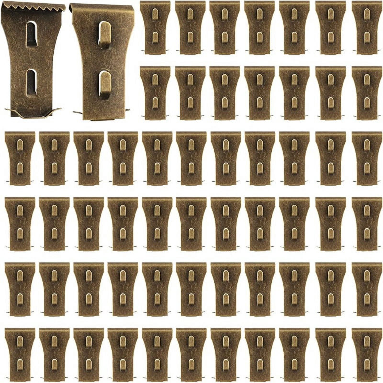 8PCS Steel Brick Hook Clips - No Drill Hanging Hardware For Standard Bricks - View #6