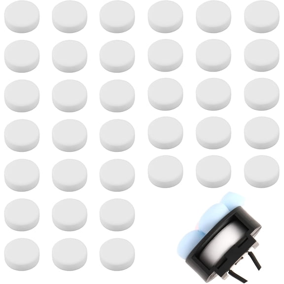 60Pcs Car Air Vent Clip Replacement Pads Unscented Essential Oil Perfumes Refill for Freshener Clips Diffuser 17mm White Fragrance