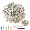 thumbnail image 1 of 60Pcs Car Roof Buckles Rust-Resistant Rivets Cloth Interior Decoration for Truck/Car/Van Fixing Repair, 1 of 10