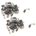 thumbnail image 1 of 60Pcs Carbon Motor Brushes Electric Motor Tool for Electric Motors Spare Part Repair (12X8X5mm Base), 1 of 6