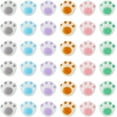 thumbnail image 1 of 60Pcs Cat Paw Beads Animal Footprint Beads Doggy Puppy Paw Print Beads Opaque Acrylic Beads Small Hole Beads 1.6mm Cute Acrylic Beads, 1 of 5