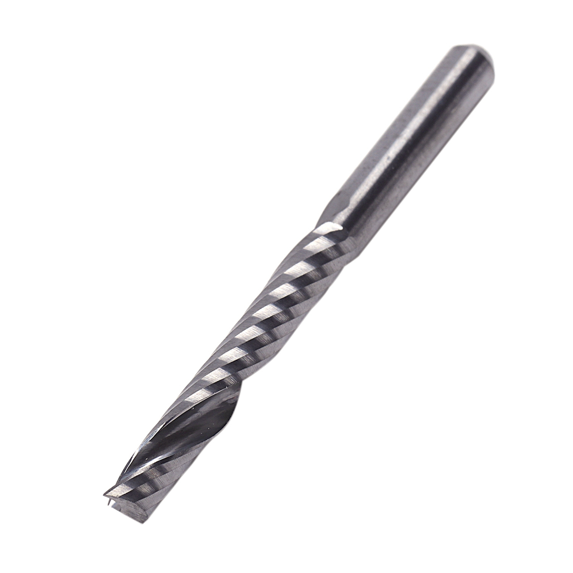 60Pcs Cnc Router Bits 3.175 x 22mm Single Flute Spiral Carbide Cnc Router Bits Milling Cutter