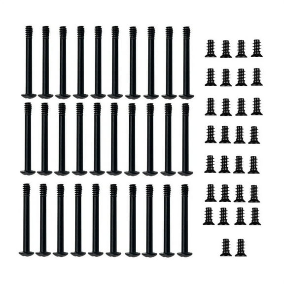60Pcs Computer Case Cooling Fan Screws Computer Fan Mount Long Short Screws Fan Radiator Accessories