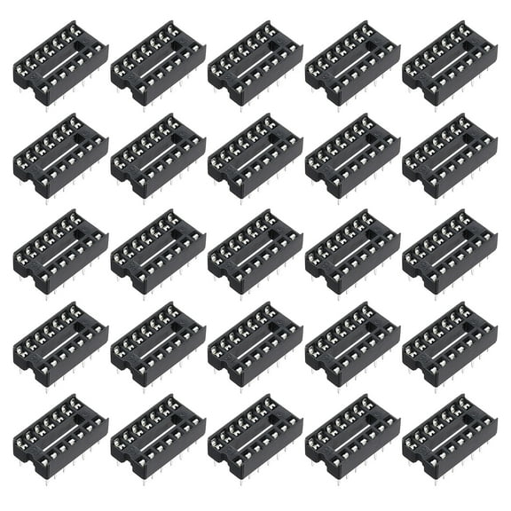 60Pcs DIP IC Chip Socket Adapter 14 Pin 2.54mm/0.1" Pitch
