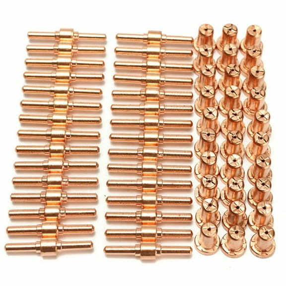 60Pcs Extended Long Electrode Tip Consumables For Pt31 Air Plasma Cutter