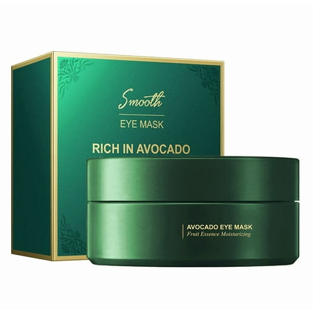 60Pcs Eye Mask, Moisturizing Eye Patch for Improving Fine Lines Around Eyes, Deeply Moisturizing & Nourishing Eye Mask for Delicate Eye Area, Includes Massage Stick