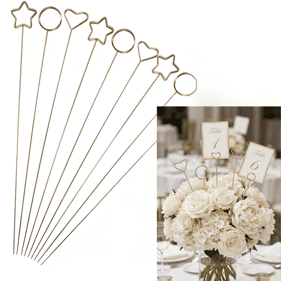Floral Pick Card Holders for Parties & Events