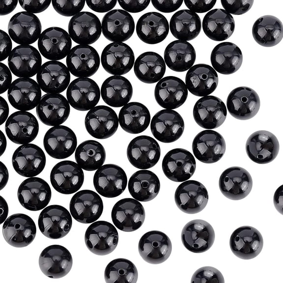 60Pcs Grade A Round Beads 8mm Hole: 1mm