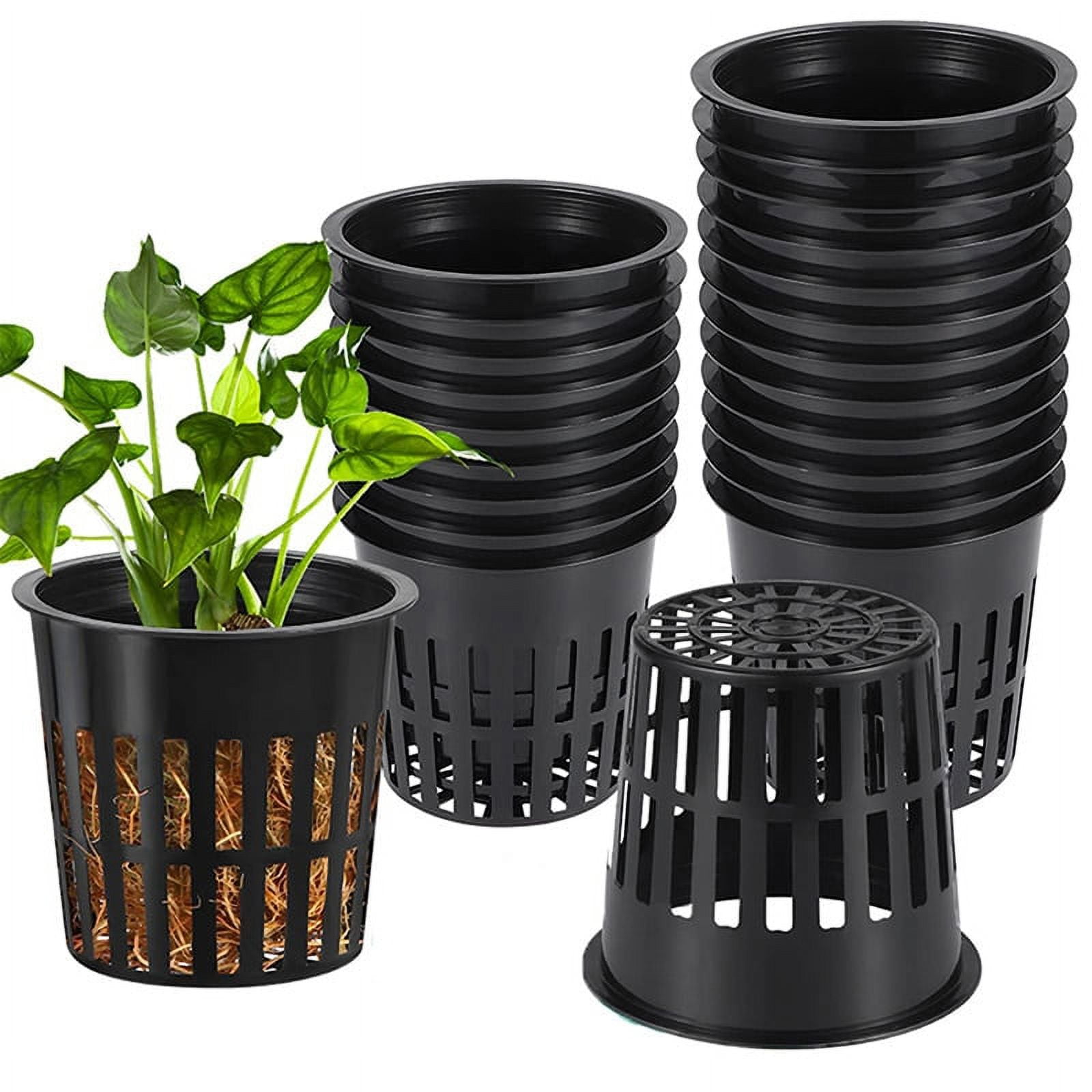 60Pcs Grow Orchids Wide Lip Hydroponics Cups Planting Mesh Pot Soilless