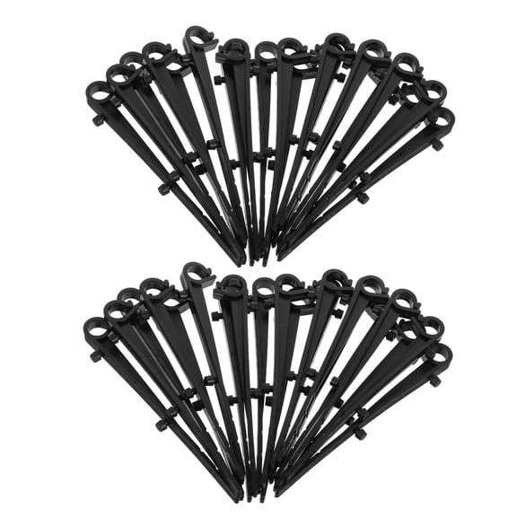 60Pcs Gutter Guard Attachment Clips Black for Secure Mesh Fixing and Weatherproof Gutter Protection