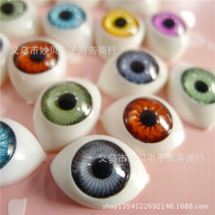 60Pcs Halloween Eyeballs Simulated Horror Eyeballs DIY Fake Eyeballs