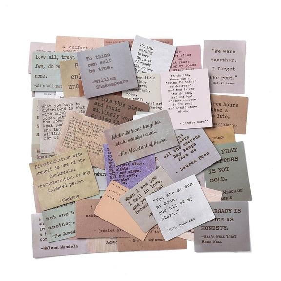 60Pcs Inspirational Wisdom Word Paper Stickers Set Adhesive Label Stickers for Water Bottles Laptop Luggage Cup Computer Mobile Phone Skateboard Guitar Stickers Mixed Color 14~48x49~62x0.1mm