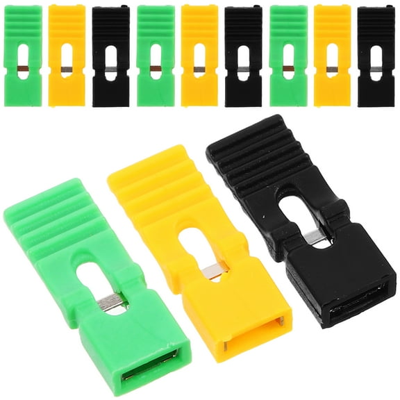 60Pcs Jumper Caps Standard Circuit Board Jumper Cap Shunts Short Circuit Connection Pin Blocks Shunts Short Circuit Connection Pin Blocks Assorted Color 2.54MM
