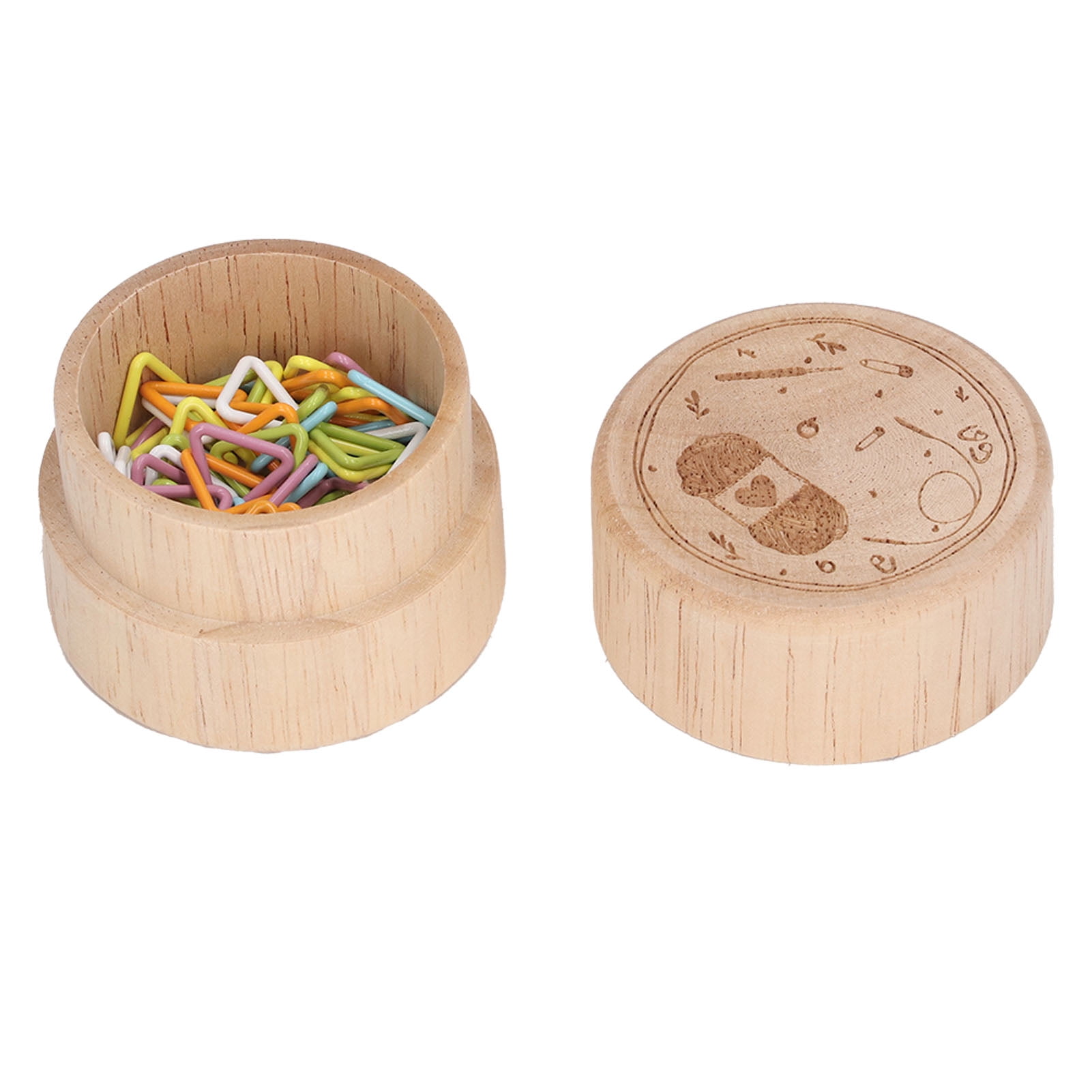 60Pcs Knitting Stitch Marker Triangle Colorful Locking Stitch Knitting