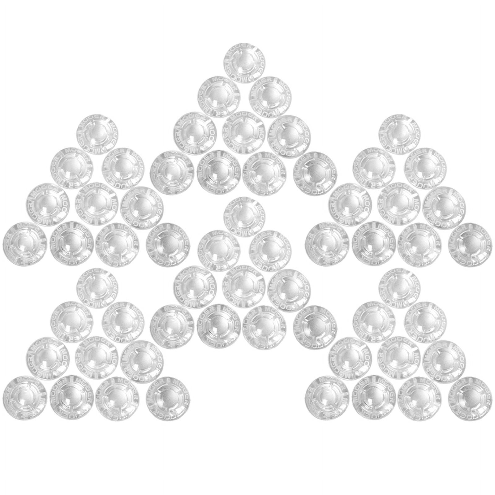 60Pcs Mushroom Guitar Effect Pedal Foot Nail Cap Amplifiers Foot Switch