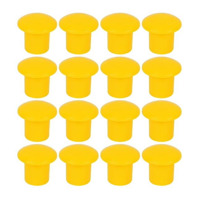 60Pcs Mushroom Rebar Caps Rebar Safety Caps Covers Screw on Rebar