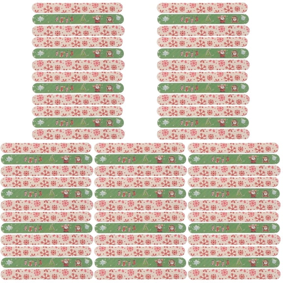 60Pcs Nail File Set Professional Nail Files Buffering Files Reusable Christmas Manicure Pedicure Polisher DIY Tools