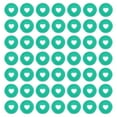thumbnail image 1 of 60Pcs Plastic Book Binding Discs, 24mm Heart Discbound Expansion Discs Binder Ring for DIY Notebooks Planner Accessories, Jade Green, 1 of 7