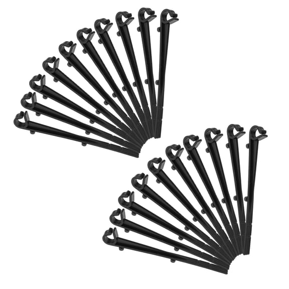 60Pcs Plastic Gutter Guard Clips for Garden Use Featuring Corrosion Resistant and Strong Grip