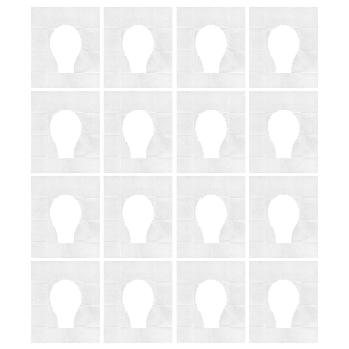 60Pcs Portable Toilet Mat Disposable Flushable Seat Cover Toilet Seat