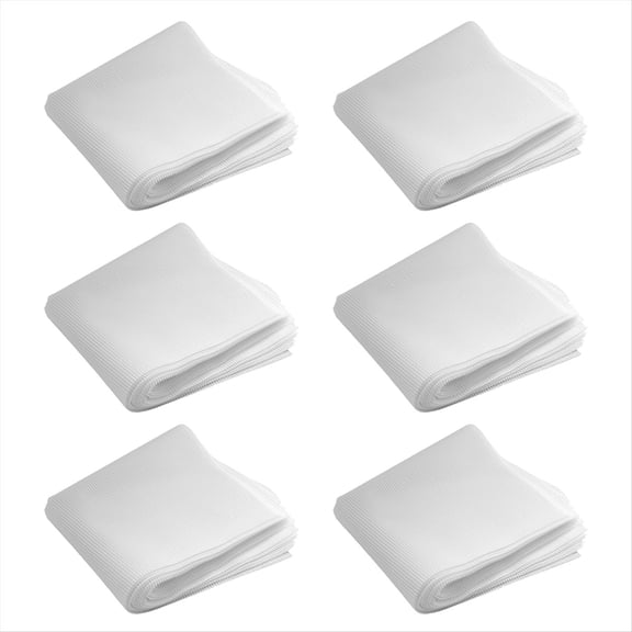 60Pcs Premium Non Stick Silicone Dehydrator Sheets for Fruit Dryer Mesh 37X29cm,60x Fruit Drying Mat,white
