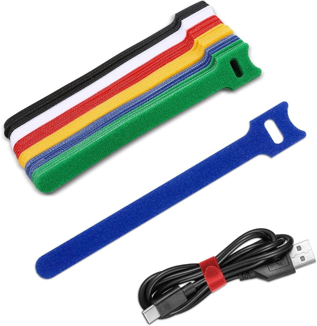 60Pcs Reusable Cable Ties, Straps Cable Ties Organizer Fastening Straps ...