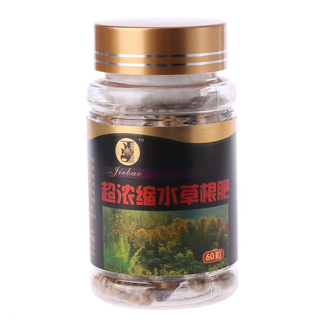 60Pcs Root Capsules Aquarium Plant Fertilizer for Aquatic Plant Green