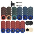 thumbnail image 1 of 60Pcs Sanding Discs Set, 2 Inch Quick Change Sanding Discs with 1/4Inch Holders, Die Grinder Condition, 1 of 6