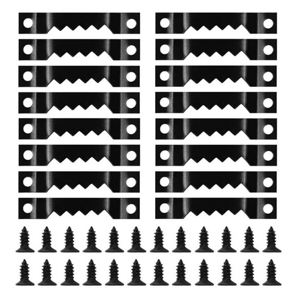 60Pcs Sawtooth Picture Hangers with Screws Picture Solution Photo Frames Hanging Hangers Hardware Easily to Install